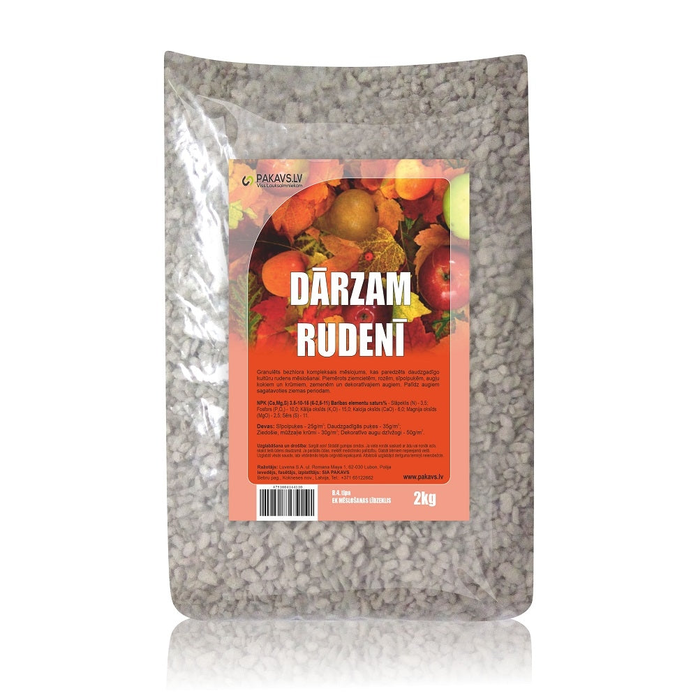 Rudens mēslojums dārzam 2kg