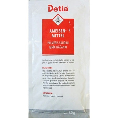 Līdzeklis pret skudrām Detia pulveris