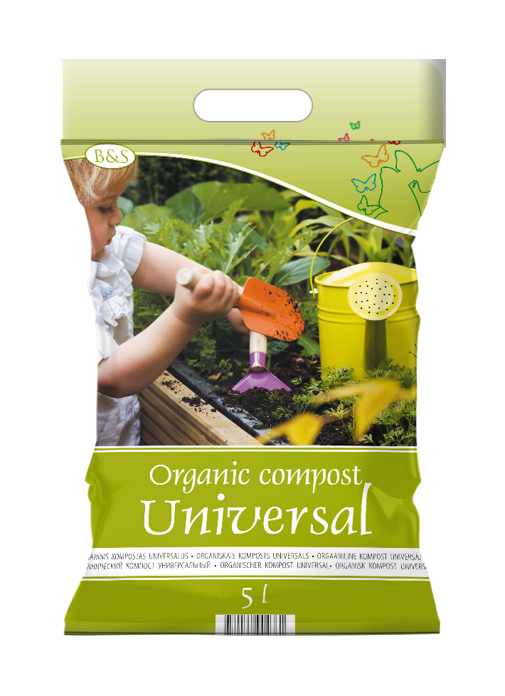 Organiskais komposts universālais 5L