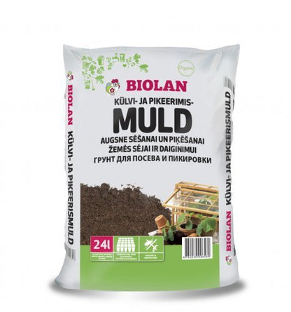 Biolan augsne sēšanai un piķēšanai, kūdra piķēšanai