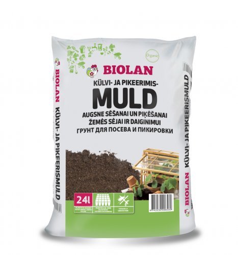 Biolan augsne sēšanai un piķēšanai, kūdra piķēšanai