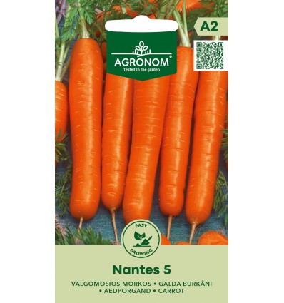 Burkānu sēklas Nantes 5 3g