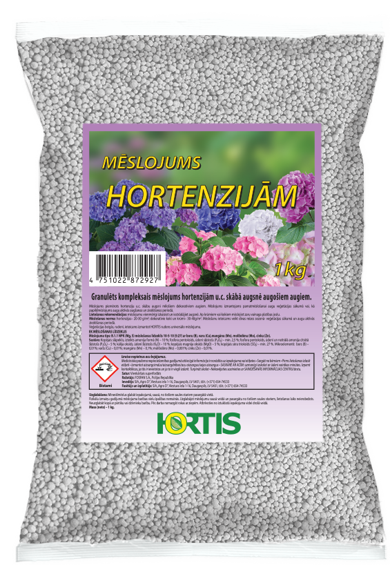 Mēslojums hortenzijām 1kg