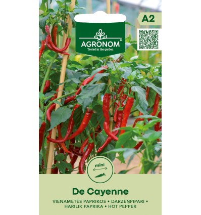 Aso piparu sēklas HOT DE CAYENNE